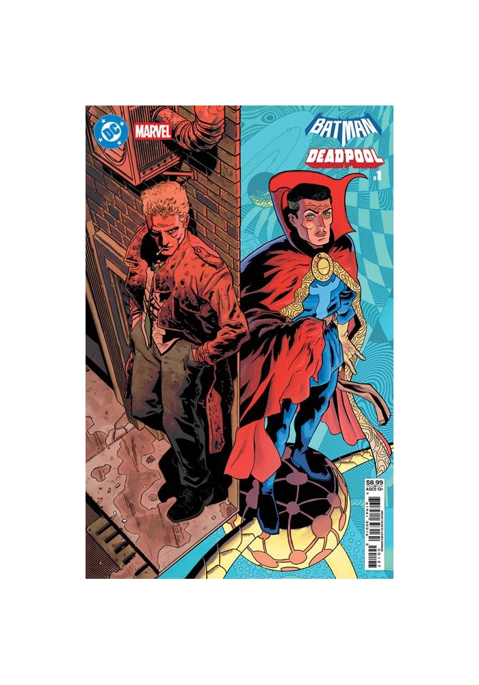 DC MARVEL BATMAN DEADPOOL #1 (ONE SHOT) CVR P HAYDEN SHERMAN CONSTANTINE DR STRANGE CARD STOCK VAR