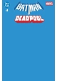 DC MARVEL BATMAN DEADPOOL #1 (ONE SHOT) CVR U BLUE BLANK CARD STOCK VAR