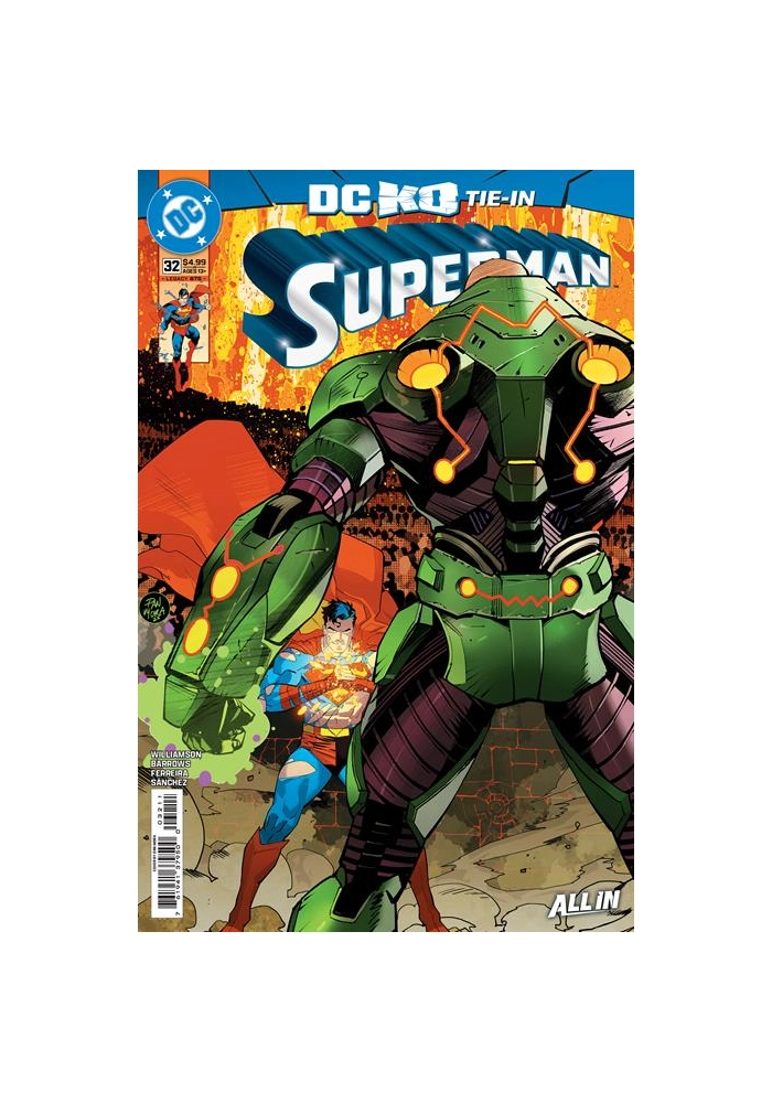 SUPERMAN #32 CVR A DAN MORA (DC K.O.)