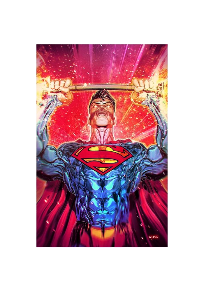 DC K.O. SUPERMAN VS CAPTAIN ATOM #1 (ONE SHOT)  CVR B JOHN GIANG CARD STOCK VAR