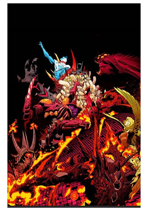 JUSTICE LEAGUE UNLIMITED #15 CVR A DAN MORA (DC K.O.)