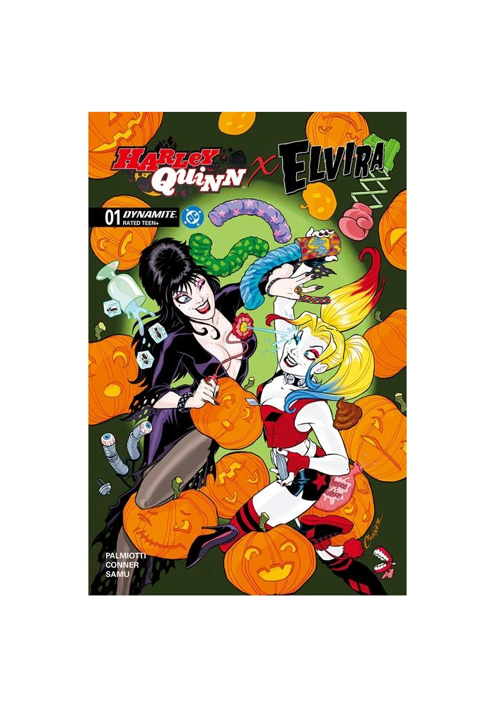 HARLEY QUINN X ELVIRA #1 CVR A AMANDA CONNER