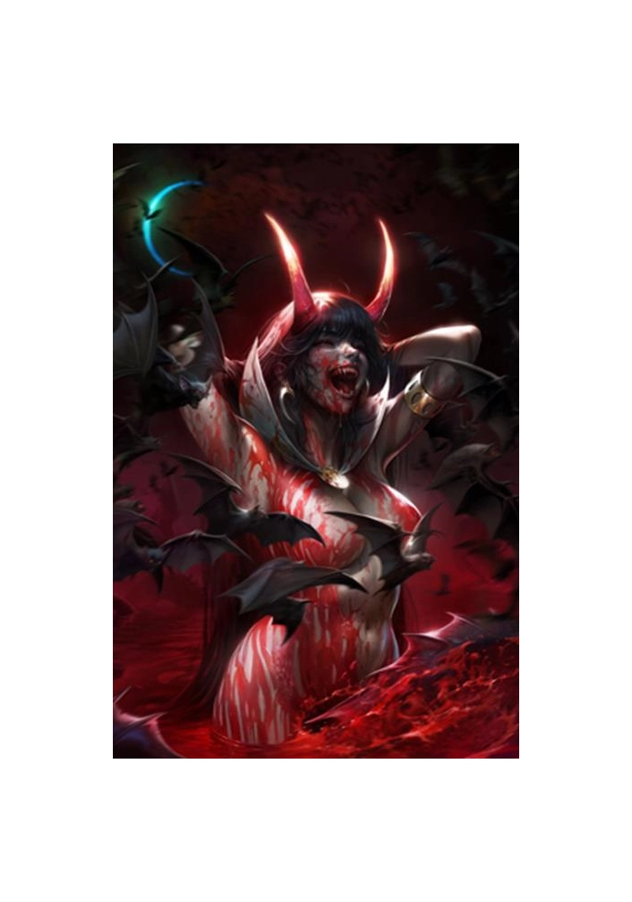 VAMPIRELLA ARMAGEDDON #4 CVR E FRANCESCO MATTINA METAL PREMIUM CVR VAR