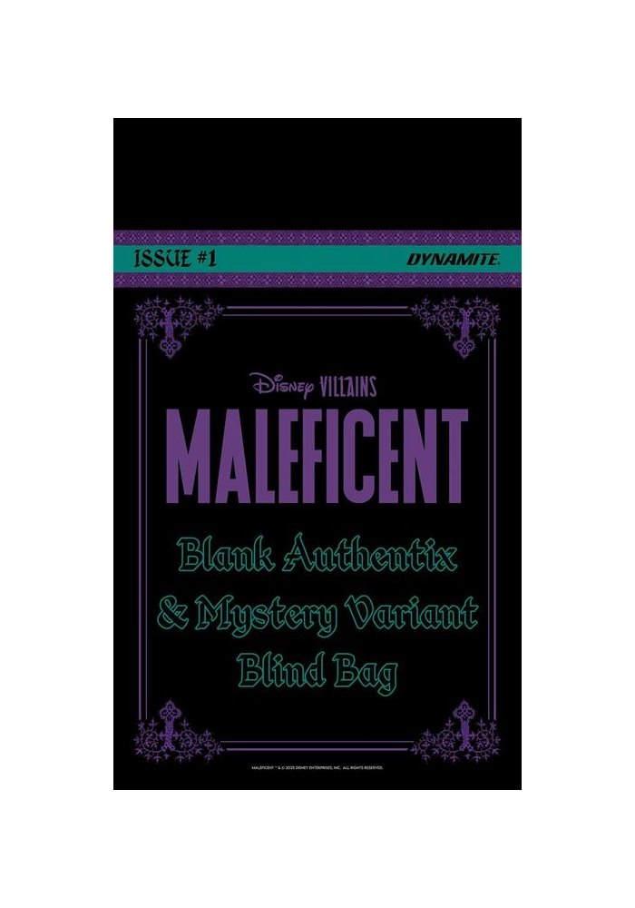 DISNEY VILLAINS MALEFICENT #1 CVR K BLIND BAG VAR LIMITED TO 5000 COPIES ALLOCATIONS MAY OCCUR