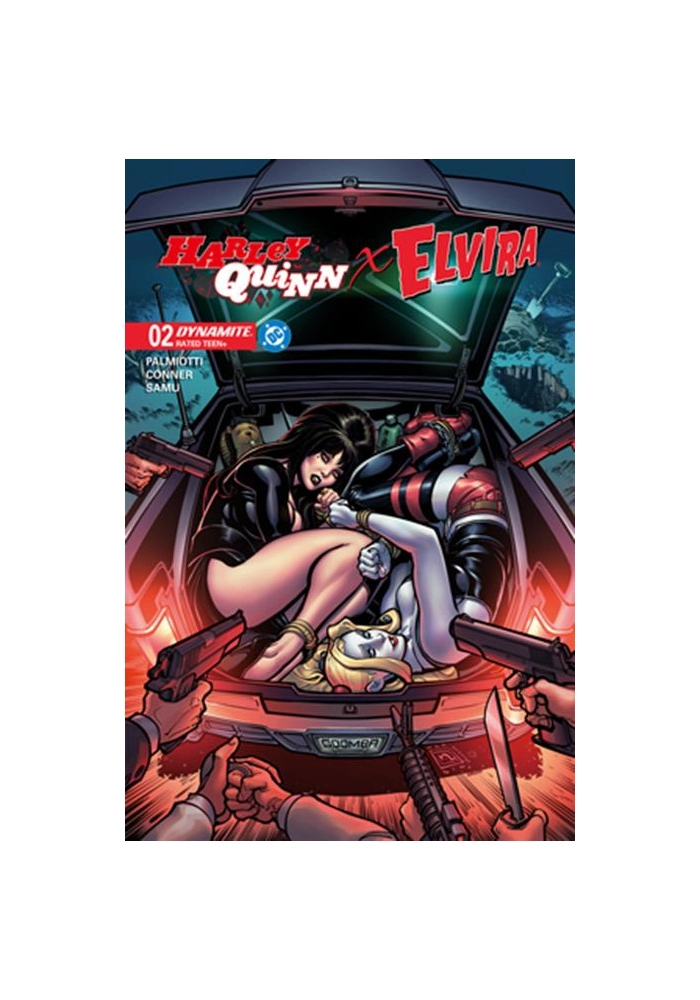 HARLEY QUINN X ELVIRA #2 CVR B CHAD HARDIN VAR