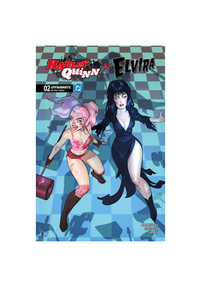 HARLEY QUINN X ELVIRA #2 CVR D BEN CALDWELL VAR