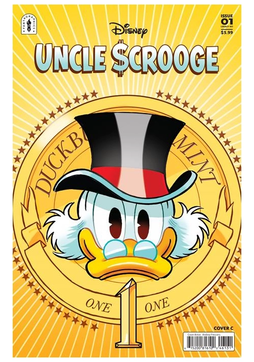 UNCLE SCROOGE FLINTHEART GLOMGOLDS SINISTER SECRET #1 (OF 3) CVR C ANDREA FRECCERO VAR