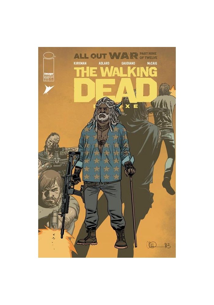 WALKING DEAD DELUXE #123 CVR B CHARLIE ADLARD & DAVE MCCAIG VAR (MR)