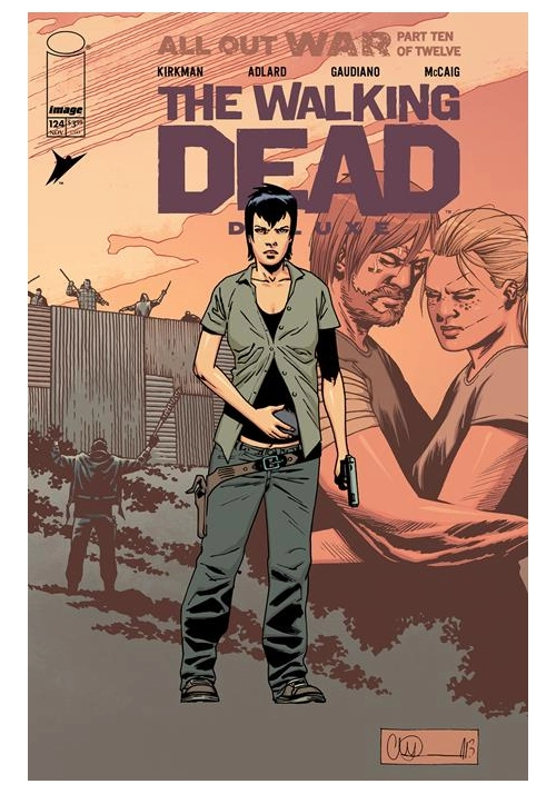 WALKING DEAD DELUXE #124 CVR B CHARLIE ADLARD & DAVE MCCAIG VAR (MR)