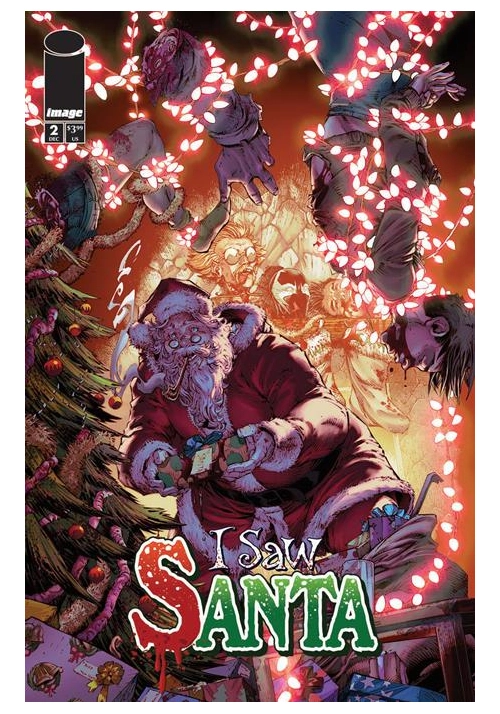 I SAW SANTA A SPAWN UNIVERSE CHRISTMAS STORY #2 (OF 2) CVR A BRETT BOOTH