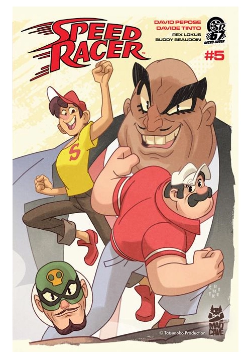 SPEED RACER #5 CVR B SEAN GALLOWAY RETRO MANGA VAR