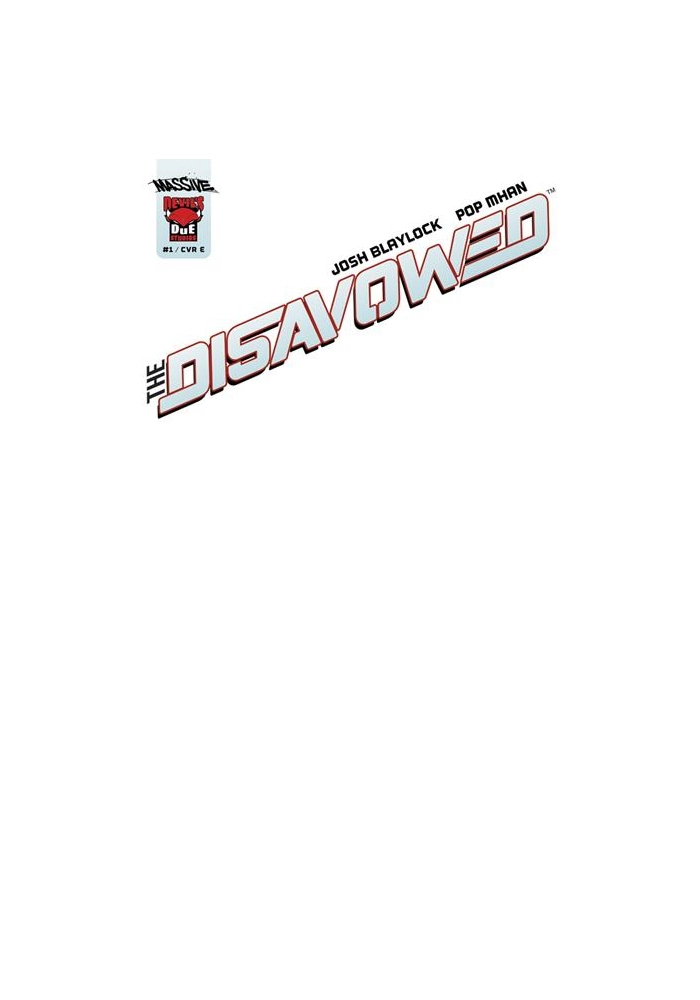 DISAVOWED #1 (OF 5) CVR E BLANK SKETCH VAR LIMITED TO 1000 ALLOCATIONS MAY OCCUR (MR)