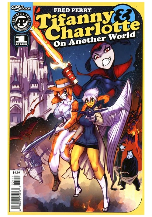 TIFANNY & CHARLOTTE ON ANOTHER WORLD #1 (OF 4) CVR A FRED PERRY PREVIOUSLY RELEASED THROUGH DIAMOND