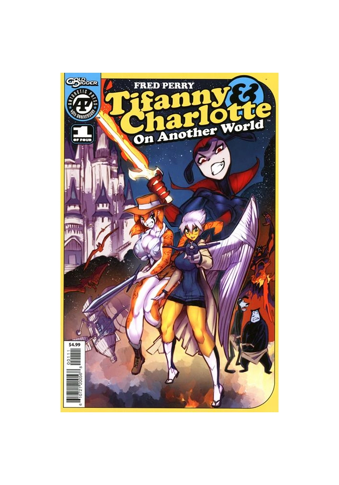 TIFANNY & CHARLOTTE ON ANOTHER WORLD #1 (OF 4) CVR A FRED PERRY PREVIOUSLY RELEASED THROUGH DIAMOND