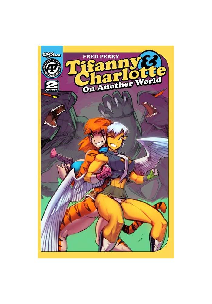 TIFANNY & CHARLOTTE ON ANOTHER WORLD #2 (OF 4) CVR A FRED PERRY PREVIOUSLY RELEASED THROUGH DIAMOND