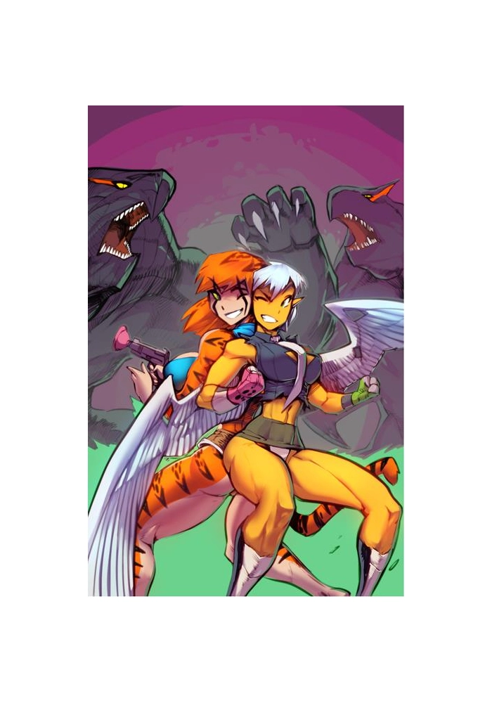 TIFANNY & CHARLOTTE ON ANOTHER WORLD #2 (OF 4) CVR B FRED PERRY LUNAR EXCLUSIVE VAR