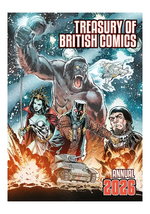 TREASURY OF BRITISH COMICS ANNUAL 2026 HC LIMITED TO 250 COPIES ALLOCATIONS MAY OCCUR