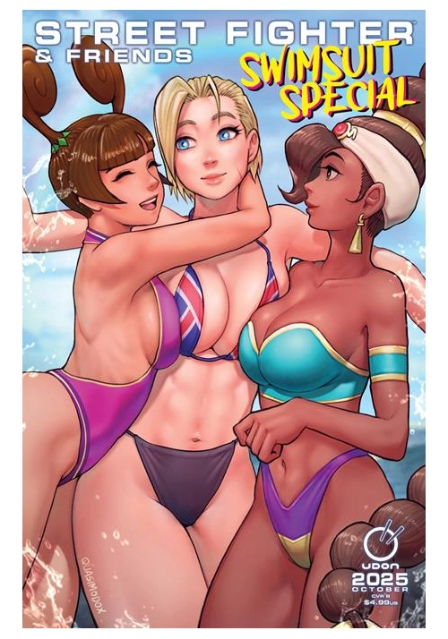 2025 STREET FIGHTER & FRIENDS SWIMSUIT SPECIAL #1 (ONE SHOT) CVR B QUASIMODOX VAR