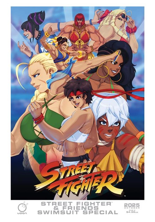 2025 STREET FIGHTER & FRIENDS SWIMSUIT SPECIAL #1 (ONE SHOT) CVR C TOVIO ROGERS VAR