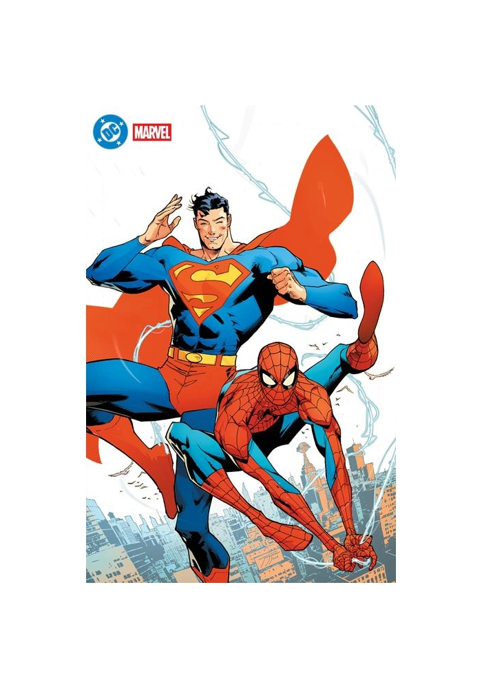 DC MARVEL SUPERMAN SPIDER-MAN #1 (ONE SHOT) CVR Y JORGE JIMENEZ FOIL VAR