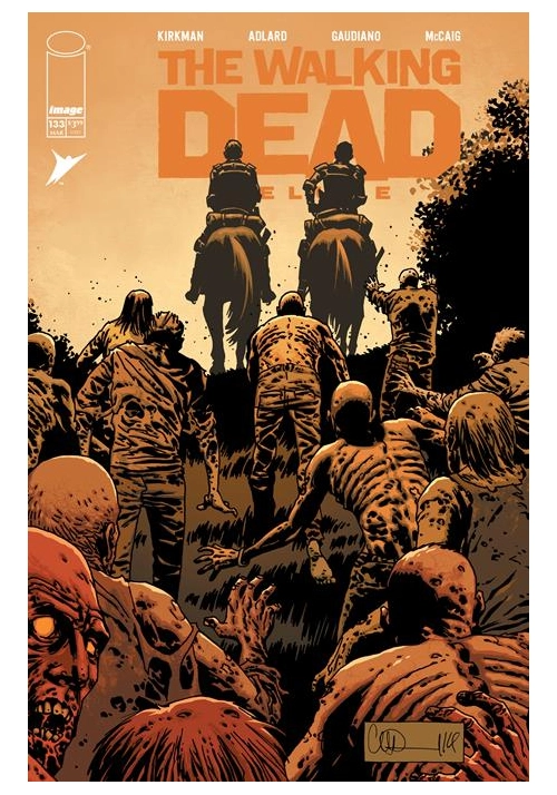 WALKING DEAD DELUXE #133 CVR B CHARLIE ADLARD & MAVE MCCAIG VAR (MR)