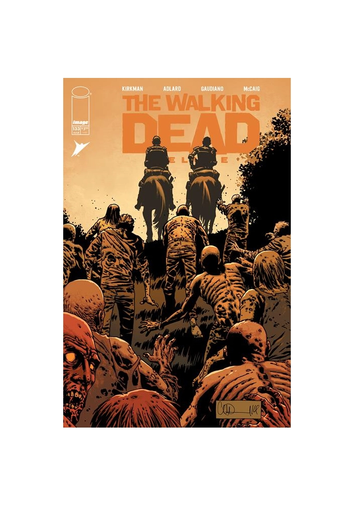 WALKING DEAD DELUXE #133 CVR B CHARLIE ADLARD & MAVE MCCAIG VAR (MR)