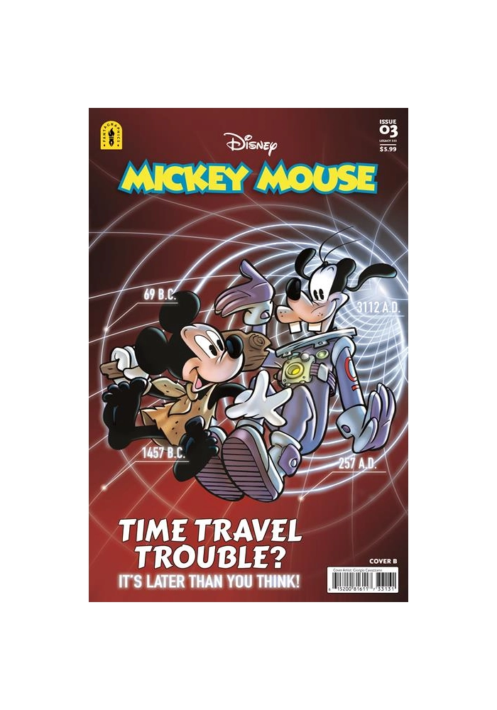 MICKEY MOUSE LEGACY #333 RIPPLES IN TIME PART 2 (OF 2) CVR B GIORGIO CAVAZZANO VAR