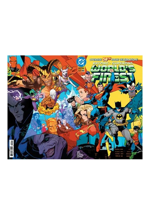 BATMAN SUPERMAN WORLDS FINEST #50 CVR A DAN MORA WRAPAROUND