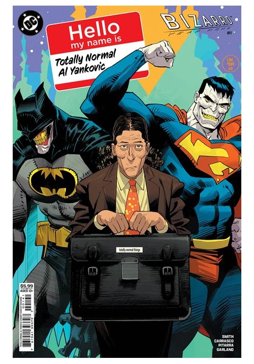 BIZARRO YEAR NONE #1 (OF 4) CVR D DAN MORA TOTALLY NORMAL AL YANKOVIC CAMEO CARD STOCK VAR