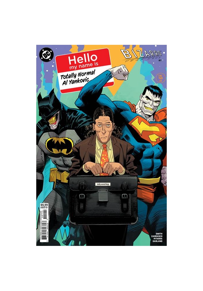 BIZARRO YEAR NONE #1 (OF 4) CVR D DAN MORA TOTALLY NORMAL AL YANKOVIC CAMEO CARD STOCK VAR
