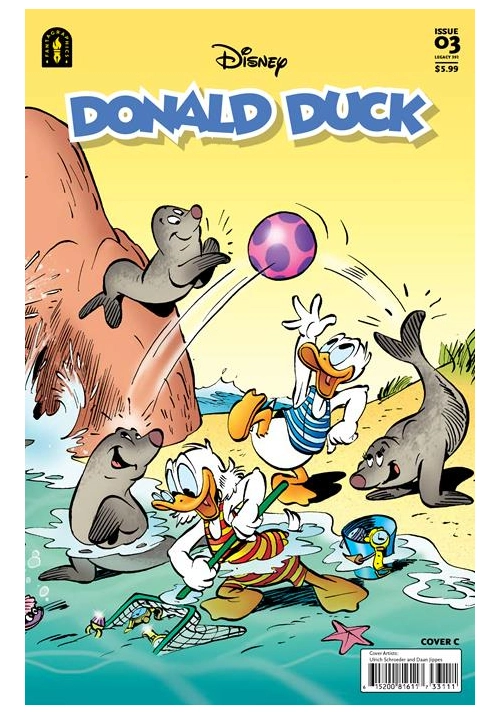 DONALD DUCK LEGACY #391 CALL OF THE WILD SEA CVR C INC 1:10 DAAN JIPPES ULRICH SCHROEDER WRAPAROUND VAR