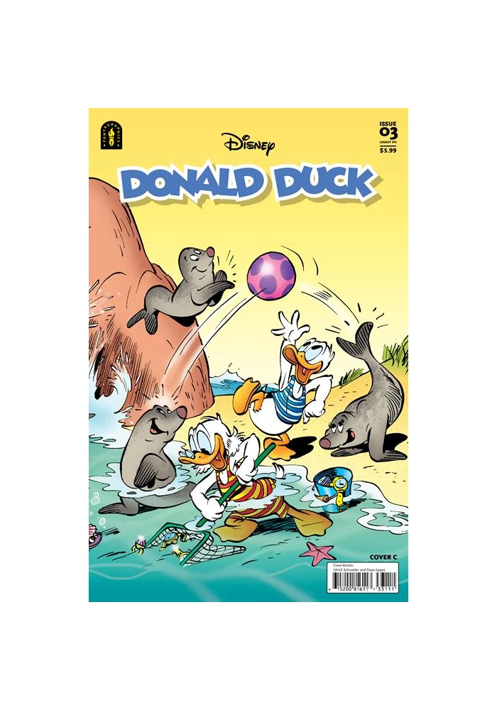 DONALD DUCK LEGACY #391 CALL OF THE WILD SEA CVR C INC 1:10 DAAN JIPPES ULRICH SCHROEDER WRAPAROUND VAR
