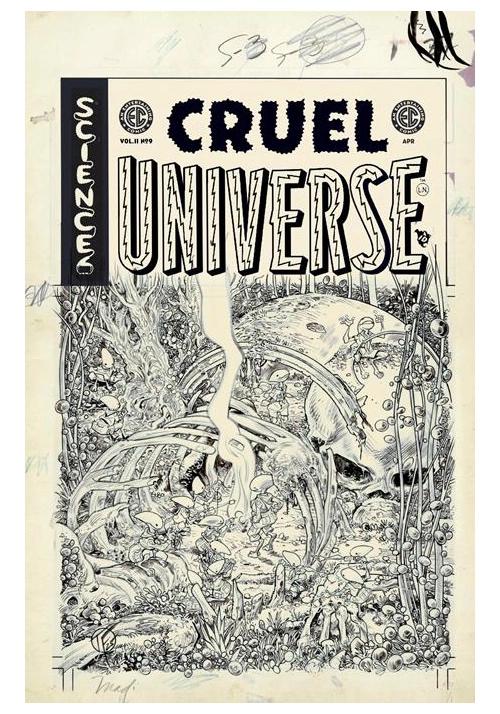 EC CRUEL UNIVERSE 2 #9 (OF 12) CVR D INC 1:20 TOM FOWLER  B&W ARTIST EDITION VAR