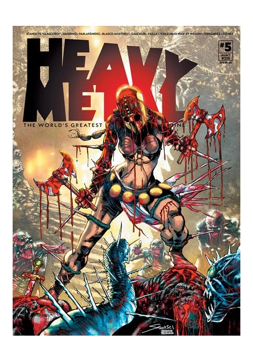 HEAVY METAL MAGAZINE #5 CVR B JOHN STANISCI VAR (MR)
