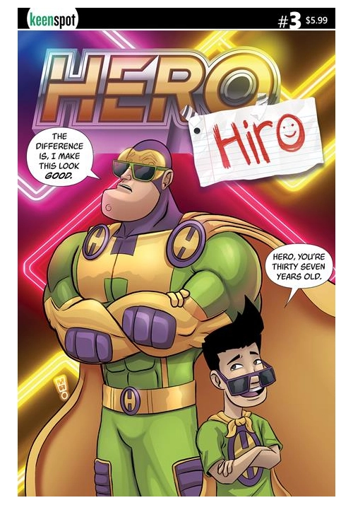 HERO HIRO #3 CVR A MICHAEL ADAMS