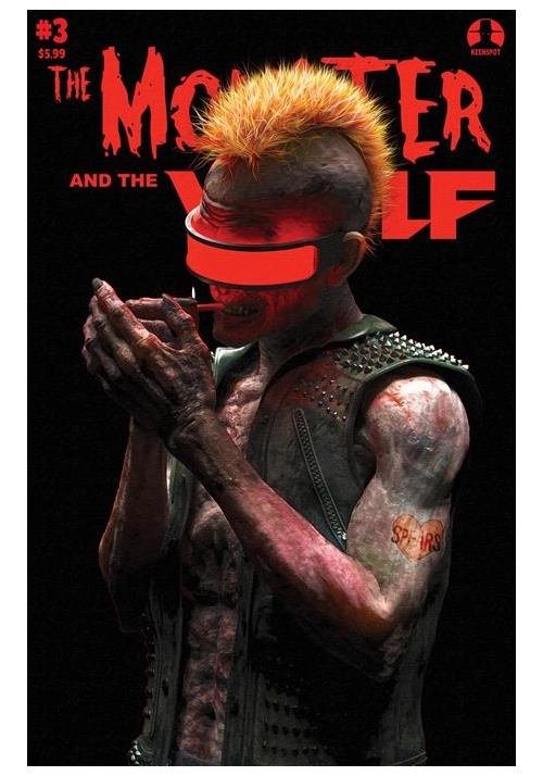 MARK SPEARS MONSTERS THE MONSTER & THE WOLF #3 CVR D MARK SPEARS PUNK VAR