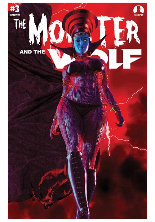 MARK SPEARS MONSTERS THE MONSTER & THE WOLF #3 CVR E INC 1:50 MARK SPEARS QUEEN OF HEARTS VAR (FREE) (NET)