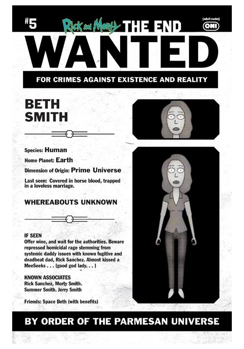 RICK AND MORTY THE END #5 (OF 6) CVR C INC 1:10 PHIL MURPHY MOST WANTED VAR