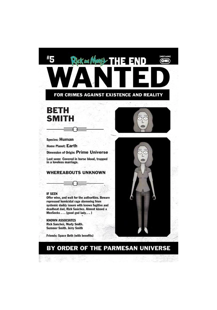 RICK AND MORTY THE END #5 (OF 6) CVR C INC 1:10 PHIL MURPHY MOST WANTED VAR