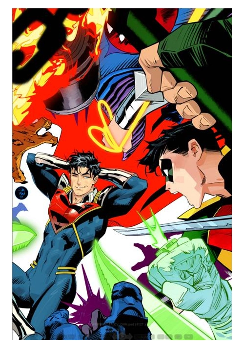 SUPERMAN #37 CVR A DAN MORA (THE REIGN OF THE SUPERBOYS)