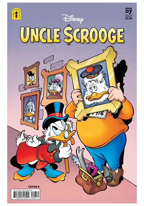 UNCLE SCROOGE LEGACY #467 THE MCDUCK JOURNALS THE DUCKBURG YEARS  CVR B ULRICH SCHROEDER VAR
