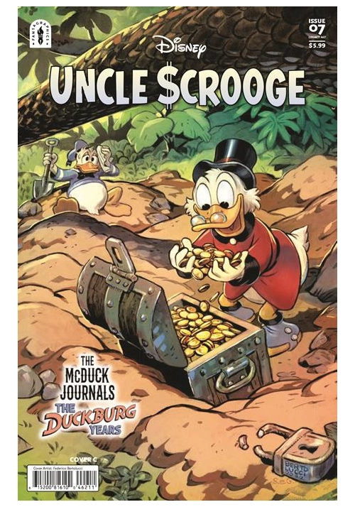 UNCLE SCROOGE LEGACY #467 THE MCDUCK JOURNALS THE DUCKBURG YEARS  CVR C INC 1:10 ULRICH SCHROEDER WRAPAROUND VAR
