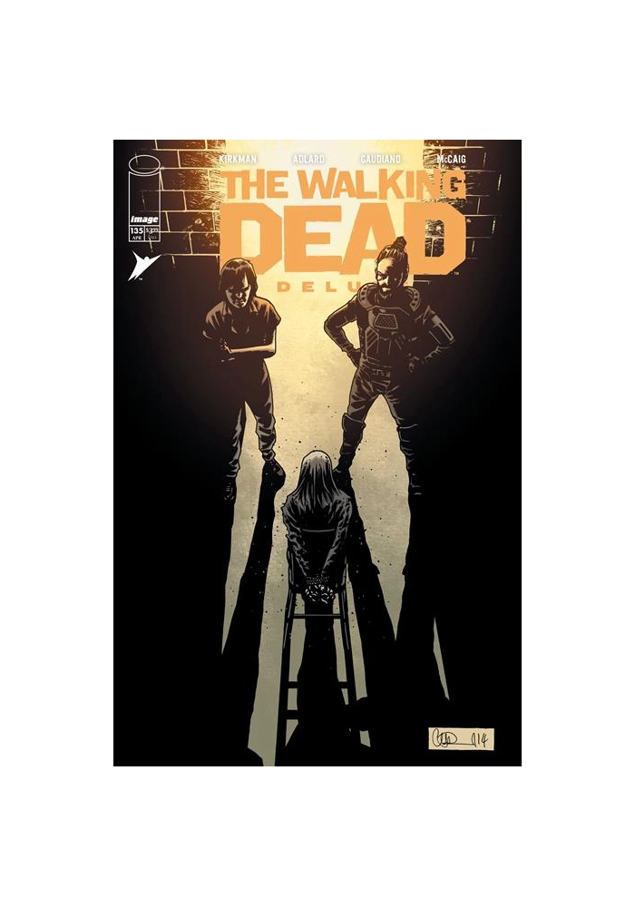 WALKING DEAD DELUXE #135 CVR B CHARLIE ADLARD & DAVE MCCAIG VAR (MR)