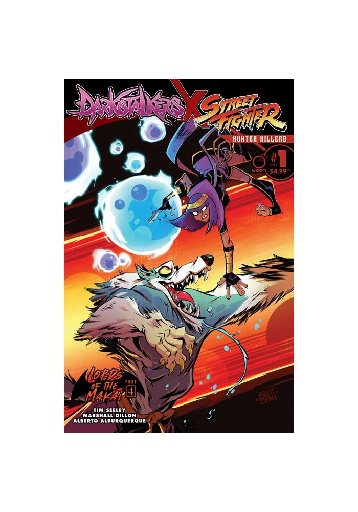 DARKSTALKERS X STREET FIGHTER HUNTER KILLERS #1 (ONE SHOT) CVR B BRETT BEAN VAR