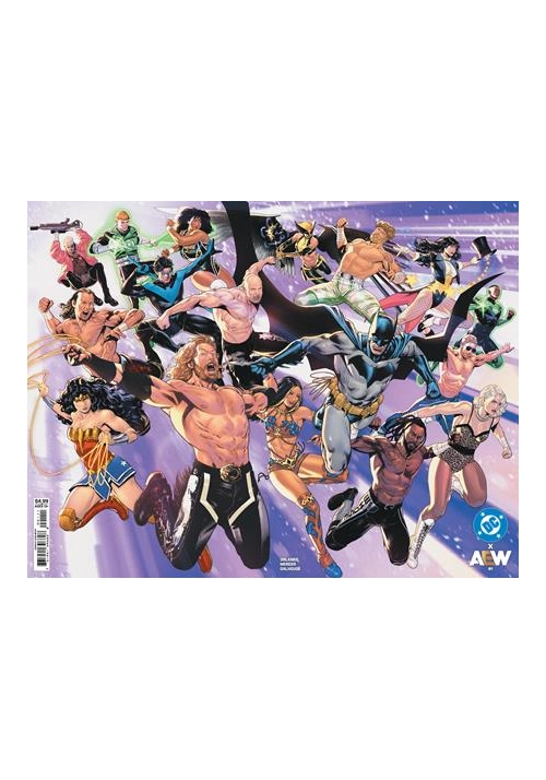 DC X AEW #1 (OF 2) CVR A LUCAS MEYER WRAPAROUND