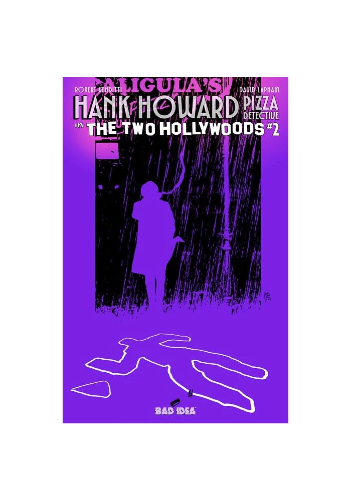 HANK HOWARD PIZZA DETECTIVE THE TWO HOLLYWOODS #2 (OF 2) CVR A ANDREA SORRENTINO