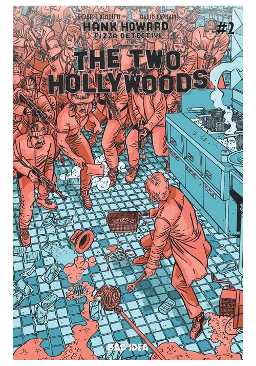 HANK HOWARD PIZZA DETECTIVE THE TWO HOLLYWOODS #2 (OF 2) CVR B DAVID LAPHAM VAR