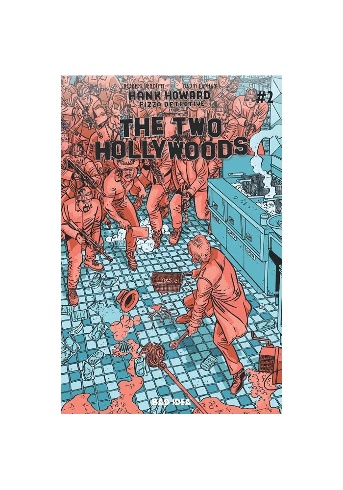 HANK HOWARD PIZZA DETECTIVE THE TWO HOLLYWOODS #2 (OF 2) CVR B DAVID LAPHAM VAR