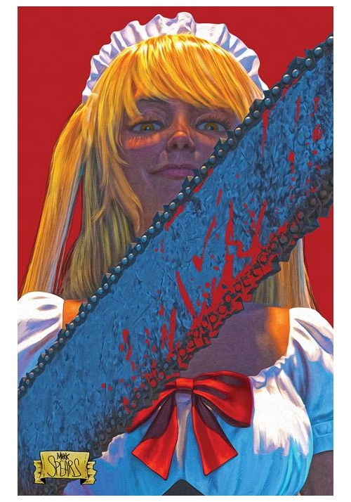 MAID CAFE #1 CVR C MARK SPEARS HOLOFOIL VIRGIN BAGGED WITH TRADING CARD VAR (MR)