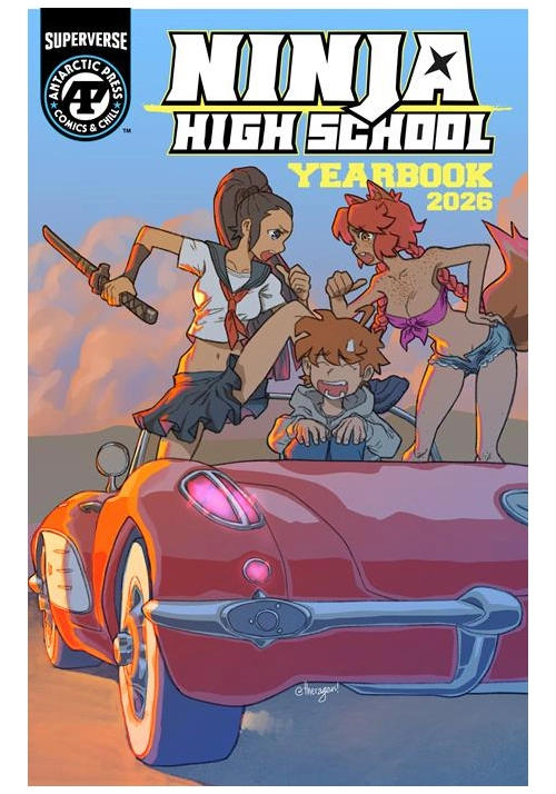 NINJA HIGH SCHOOL YEARBOOK 2026 CVR B DANIEL CORONADO FIRE HORSE VAR